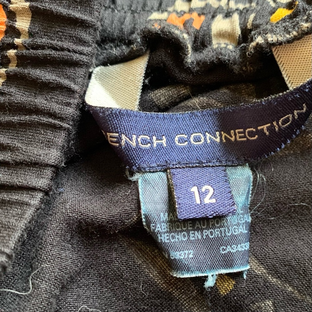 French Connection Tribal Fish Pattern Backless Dr… - image 8